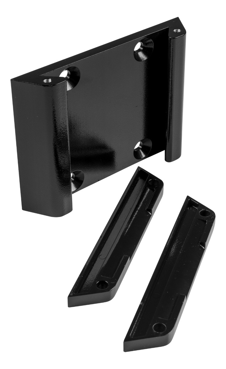 Lewmar Quick Release Mounting Bracket black, dovetail slide-out design, studio product photo on white background